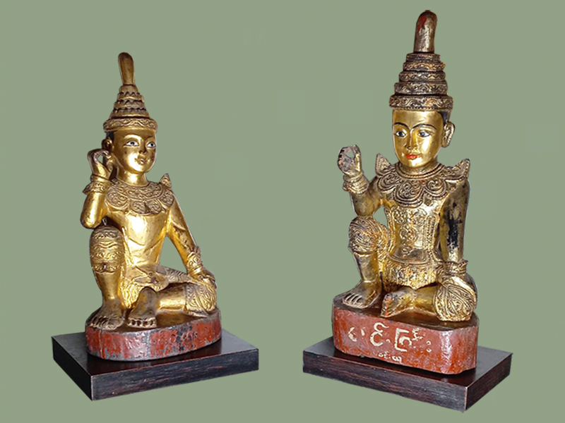 ANTIQUE BURMESE ANGELS